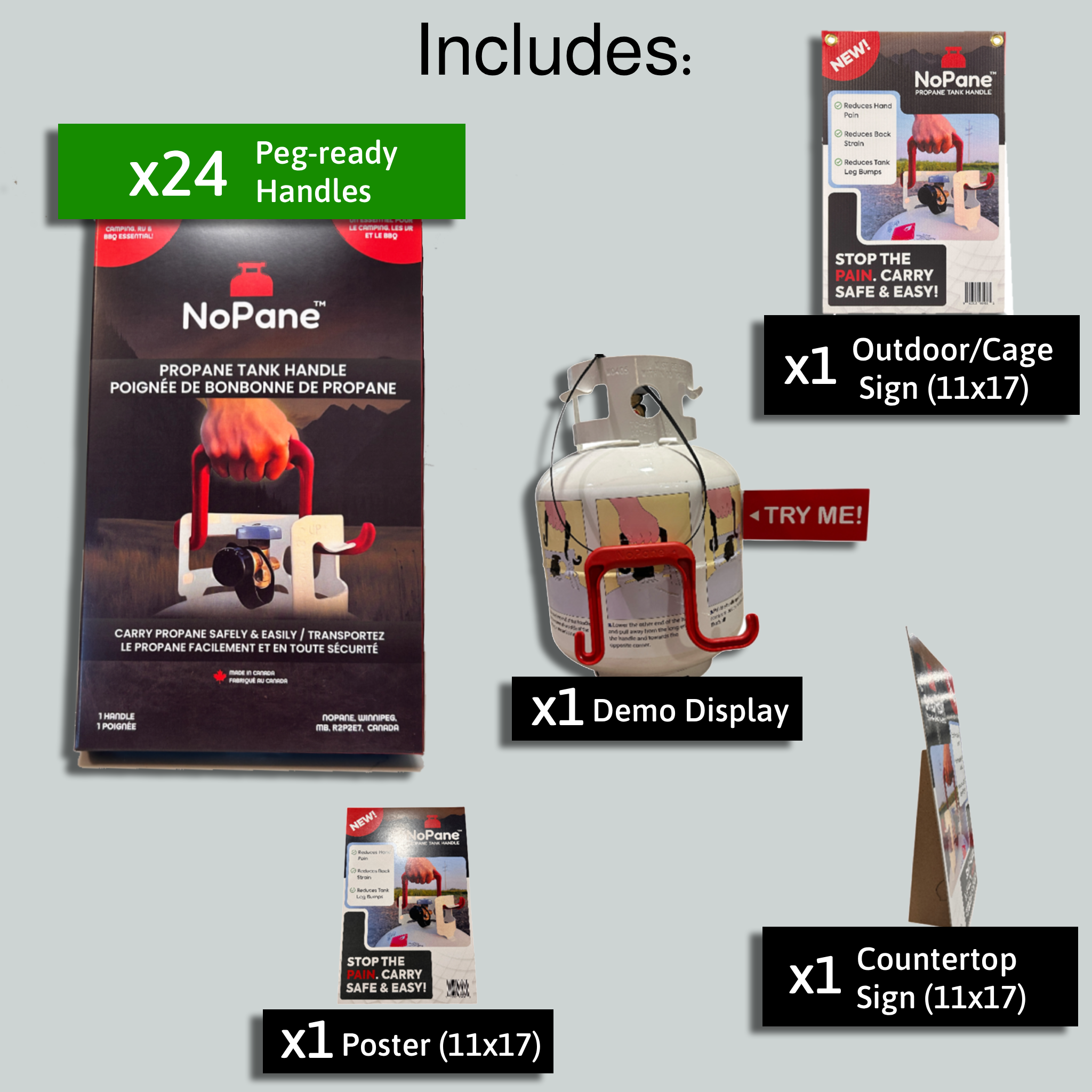Retail Sample (x24) Canada