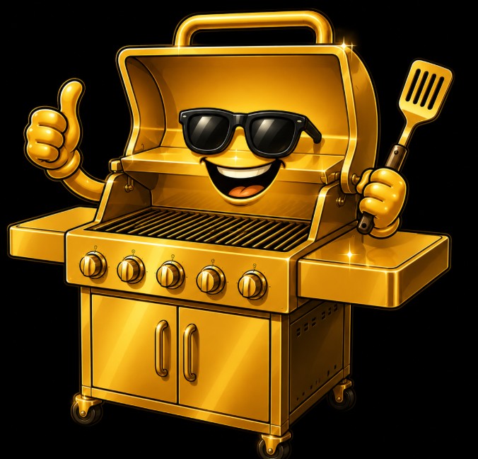 Gold VIP BBQ graphic